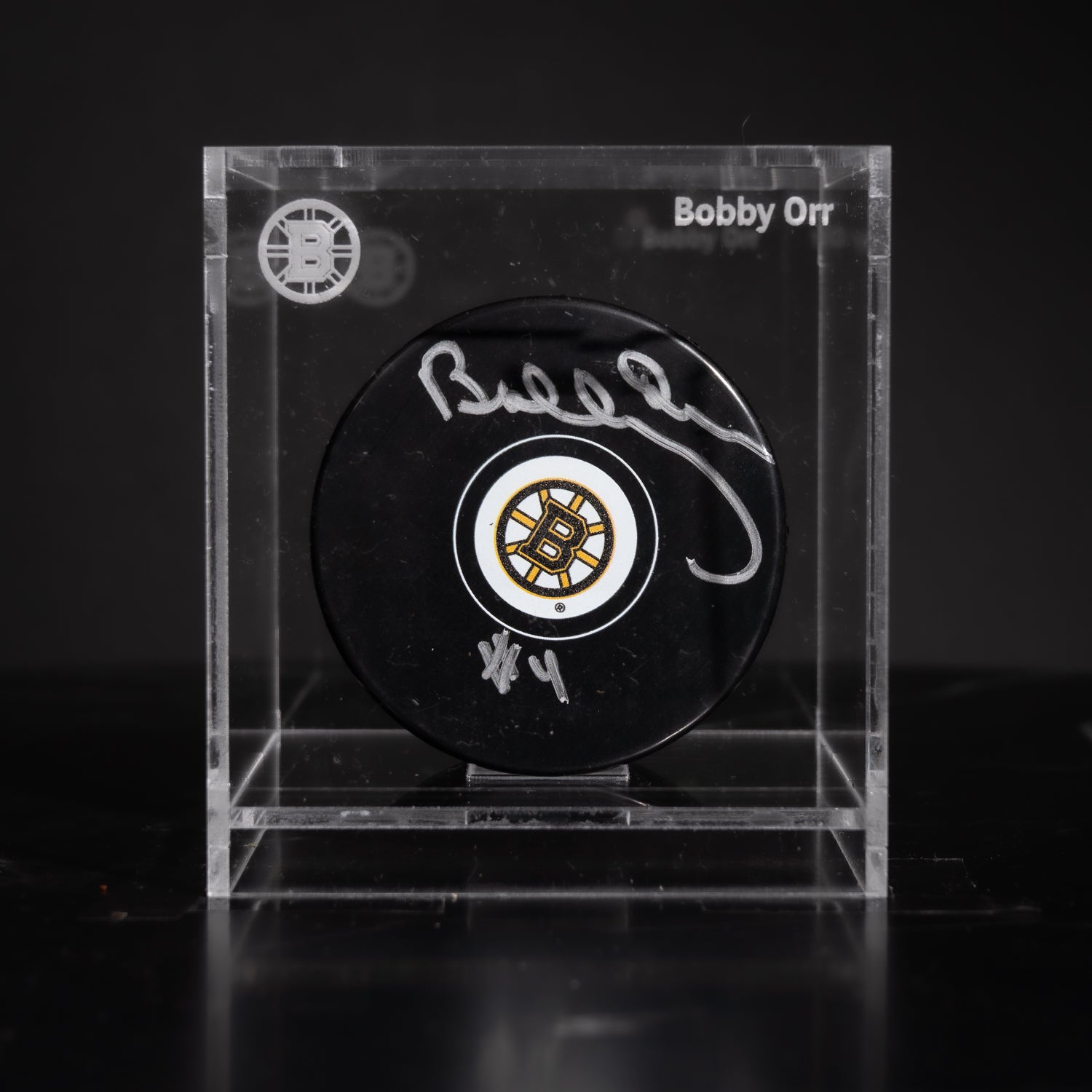 Puck Firmado Bobby Orr - Boston Bruins